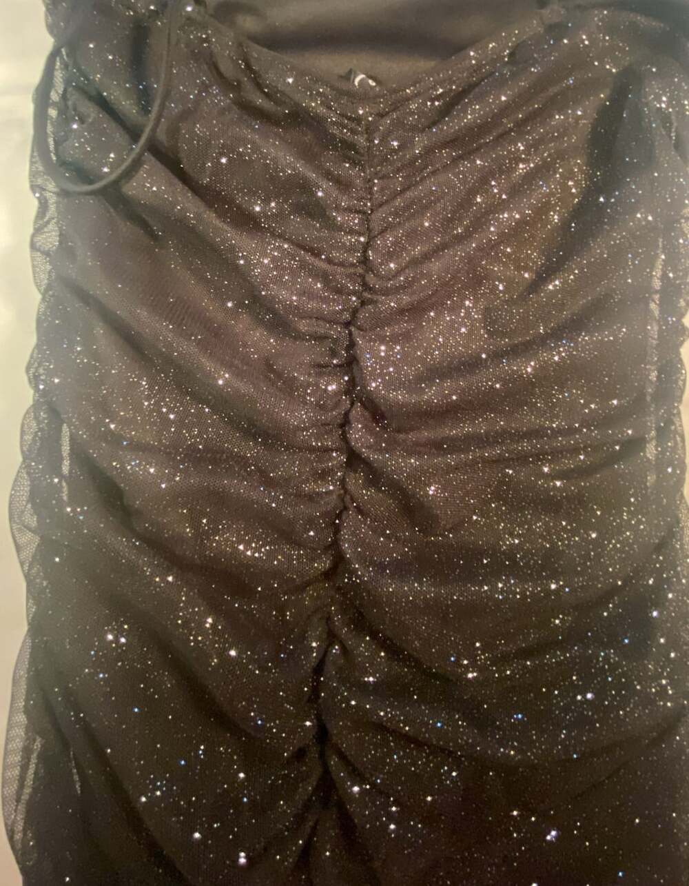 Shimmering,Windsor Ruched Mesh Mini Dress - Picture 8 of 9